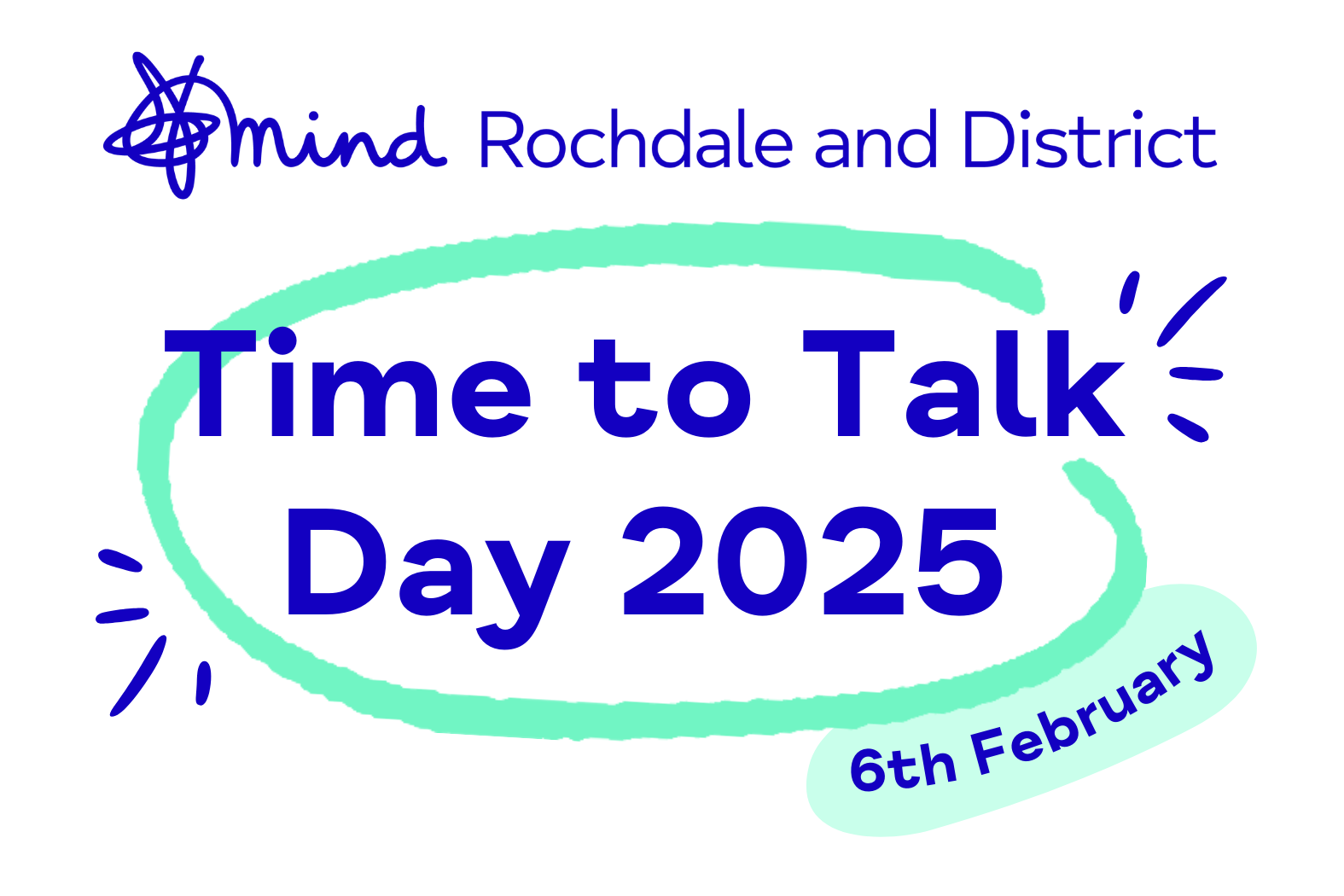 Time To Talk Day 2025 Logo Rochdale Mind